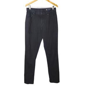 Roark Highway 128 Denim Slim Straight Fit Black Stretch Jeans 31x34 Indie Sleeze